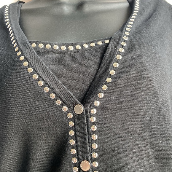 Michael Kors Two Piece Studded Cardigan Set Size Small - Picture 6 of 13